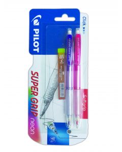 עפרון ורסטיל נאון סגול/ורוד 0.5+עופרת PILOT חב-2