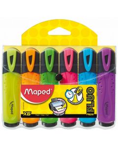 סט טוש הדגשה קלסיק חב-6 MAPED