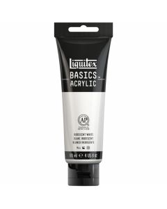 Liquitex צבע אקריליק 118 מ"ל Basics גוון: Iridescent White