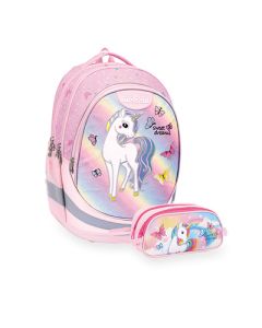תיק + קלמר חד קרן סוס פוני   Air Flex Bag