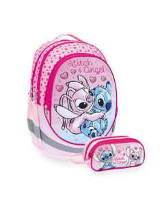 תיק + קלמר סטיץ ואנג'ל ורוד   Air Flex Bag