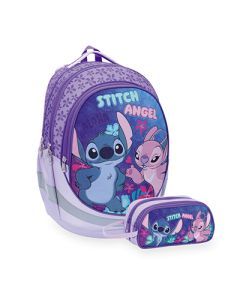 תיק + קלמר סטיץ ואנג'ל סגול   Air Flex Bag