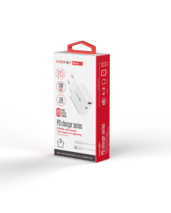מטען קיר+כבל ENERGY 20W PD&QC3.0 + C TO L 1.5M Cable