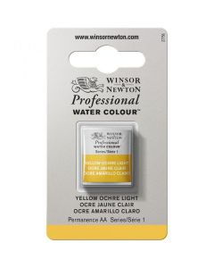 Winsor & Newton צבע מים חצי קוביה Professional גוון: Yellow ochre סריה 1 מספר גוון: W0744