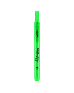 WRITECH מרקר נשלף עם מנגנון בטיחות - ירוק ניאון