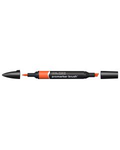 Winsor & Newton טוש מרקר פנטון - Brush marker שם גוון: Bright Orange מס' גוון: MO177
