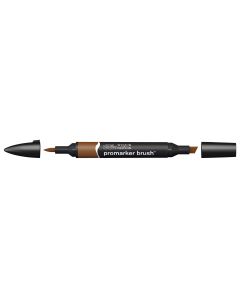 Winsor & Newton טוש מרקר פנטון - Brush marker שם גוון: Burnt Sienna מס' גוון: MO324