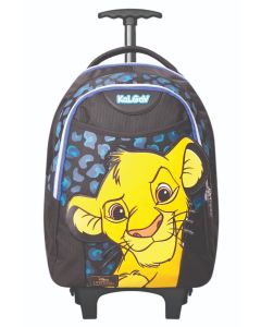 תיק גן טרולי שחור Lion King