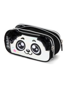 קלמר מתרחב שחור/לבן Panda