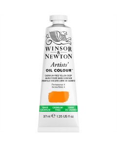 Winsor & Newton צבע שמן ארטיסט 37 מ"ל Cadmium Free Yellow Deep מספר גוון:W0891 סריה 4