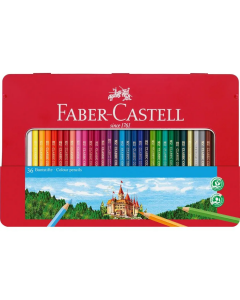 עפרונות צבעוניים סט 36 יח טירה אדומה Faber Castell