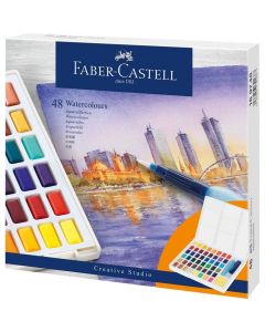 צבעי מים סט 48 יח Faber Castell Creative Studio