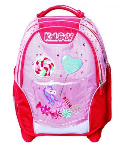 תיק קורל/ורוד בהיר Schoolbag Supprise Pocket