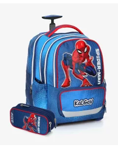תיק + קלמר כחול כהה Itrolly Spiderman