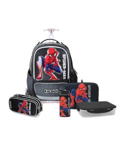 סט המארז המושלם X-FIX כחול כהה Schoolbag Spiderman