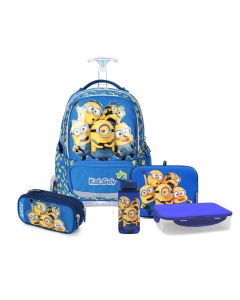 סט המארז המושלם X-FIX כחול Schoolbag Minions
