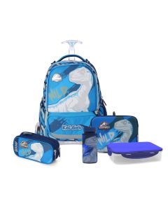 סט המארז המושלם X-FIX כחול Schoolbag Jurassic Park