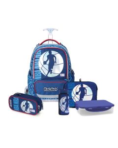 סט המארז המושלם X-FIX כחול כהה Schoolbag NBA
