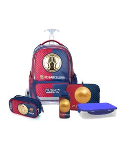 סט המארז המושלם X-FIX כחול Schoolbag FCB