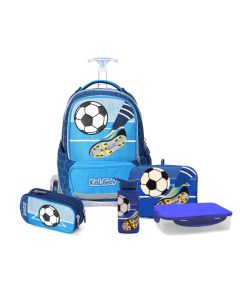 סט המארז המושלם X-FIX כחול כהה Schoolbag Soccer Game