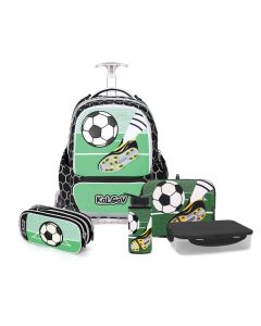 סט המארז המושלם X-FIX שחור/לבן Schoolbag Soccer Game