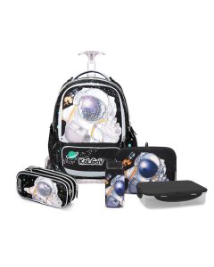 סט המארז המושלם X-FIX שחור Schoolbag Astronaut