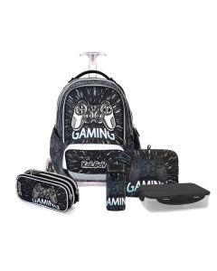 סט המארז המושלם X-FIX שחור Schoolbag Gamer