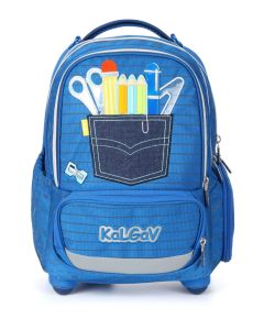 תיק  X-FIX כחול Schoolbag Pencils
