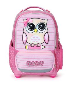 תיק  X-FIX ורוד Schoolbag Owl