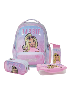 ורוד/הוואי Schoolbag Barbie XFIX - סט כיתה א