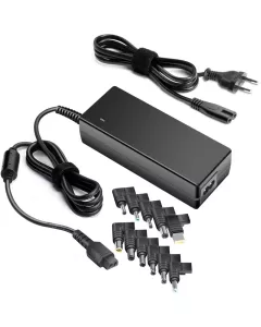 מטען אוניברסלי 90W המתאים למחשב נייד עם 10 מתאמים