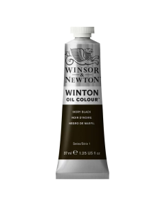 Winsor & Newton צבע שמן ווינטון 37 מ"ל Ivory Black מספר גוון:W0331