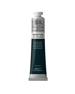 Winsor & Newton צבע שמן - Winton 200 מ"ל שם גוון: Phthalo Deep Green