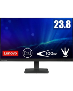 מסך מחשב Lenovo L24-4e 23.8 FHD IPS/100Hz/HDMI+VGA/Black/3Y