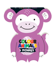 חוברת COLOUR ANIMALS קוף