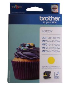 ראש דיו צהוב BROTHER LC123Y