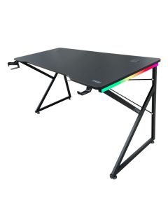 שולחן גיימינג DRAGON RGB דגם K אורך 150 ס"מ שחור