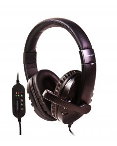 אוזניות ON-EAR + מיק SILVER LINE HS-009