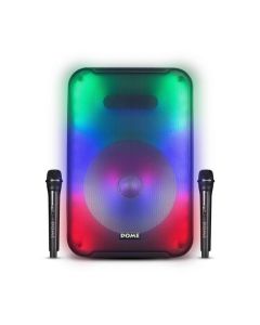 בידורית "P.M.P.O 2000W  12 + מיקרופונים אלחוטיים  DOME