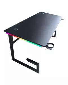 שולחן גיימינג DRAGON RGB TG160 שחור