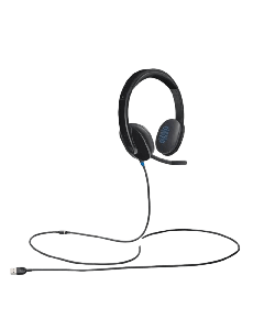אוזניות למחשב+מיקרופון Logitech H540