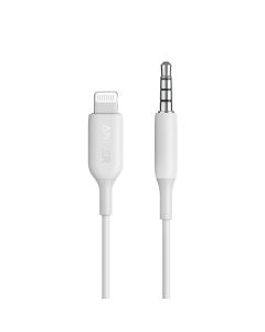 כבל 3.5 mm Audio Cable to Lightning לבן Anker
