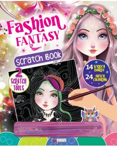 חוברת יצירה עיצוב אופנה FASHION FANTASY