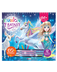 חוברת  יצירה  FASHION FANTASY