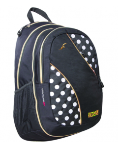 תיק מתרחב שחור/לבן נקודות Venture OUTDOOR