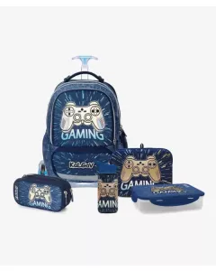 נייבי T.Schoolbag Gaming סט המארז המושלם