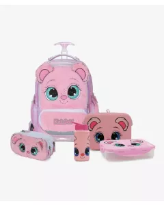 ורוד/פרווה T.Schoolbag Koala סט המארז המושלם