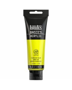 Liquitex צבע אקריליק 118 מ"ל Basics גוון:Fluorescent yellow