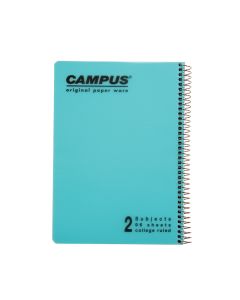 מחברת 2 נושאים CAMPUS A4 PP שורה פסטל