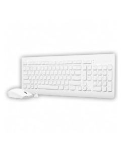 סט מקלדת ועכבר  Lenovo 510 Wireless Combo לבן